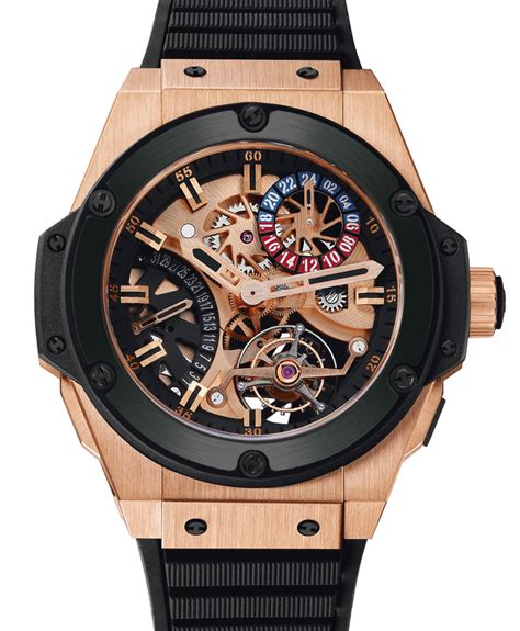 hublot gold king power tourbillon gmt price|Hublot big bang 45mm.